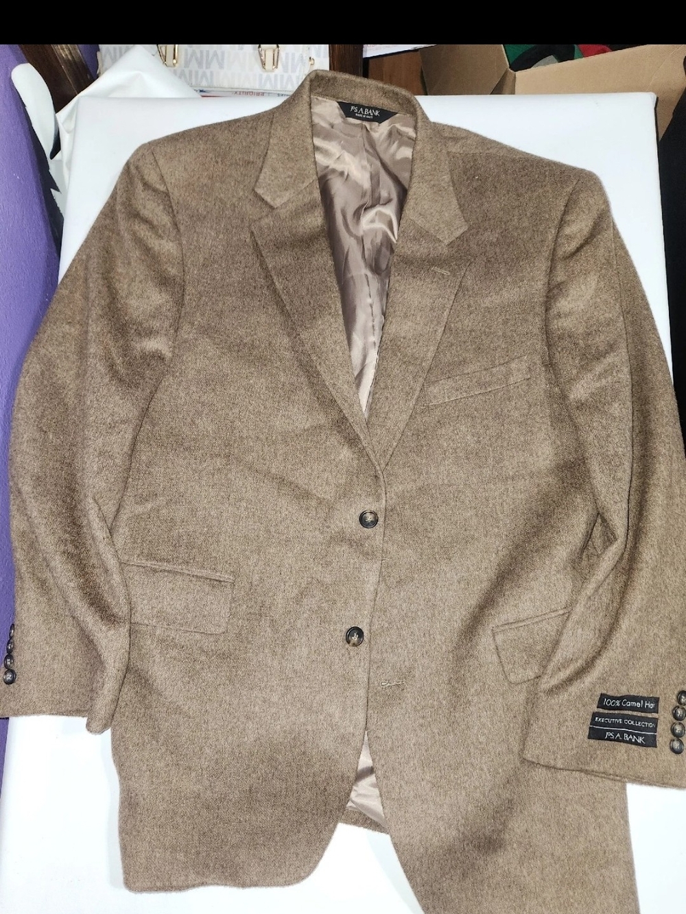 Men's Camel Hair Brown Blazer